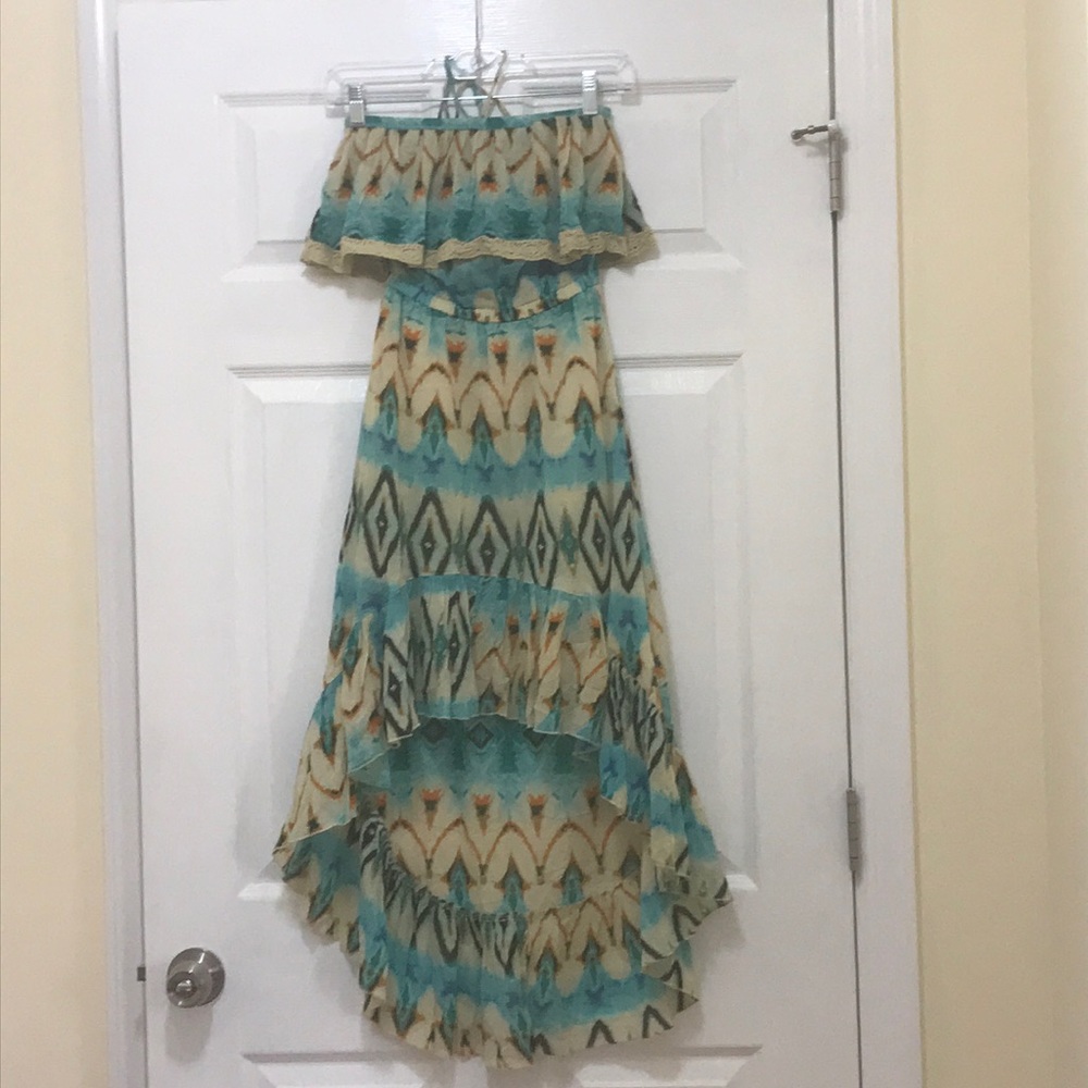 Jessica Simpson: Boho high low dress